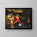 Nach der Madonna mit Kaninchen von Titian - Kenyon Cox — gerahmtes Bild an der Wand
