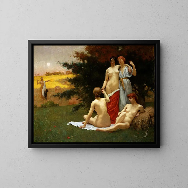 Eine Eclogue - Kenyon Cox — gerahmtes Bild an der Wand