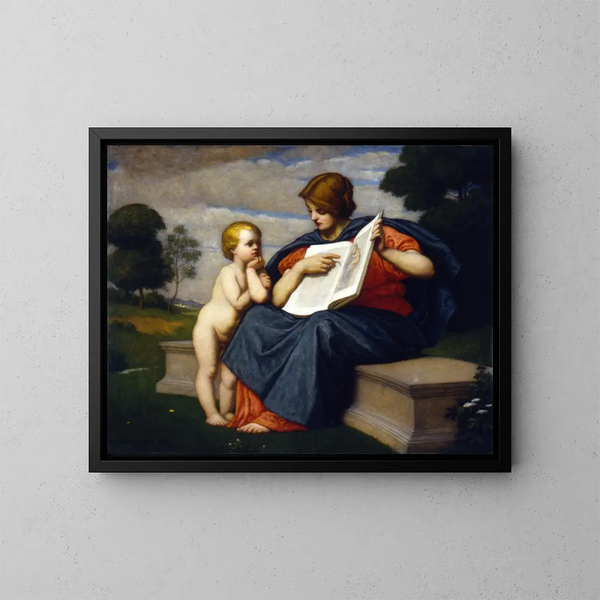 Bilderbuch - Kenyon Cox — gerahmtes Bild an der Wand