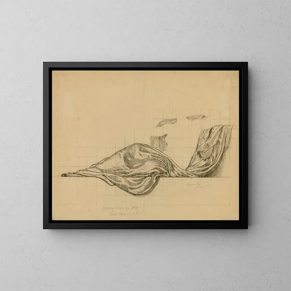 Studien für das Wandbild an der Kuppel des Capitols des Staates Iowa - Kenyon Cox — gerahmtes Bild an der Wand