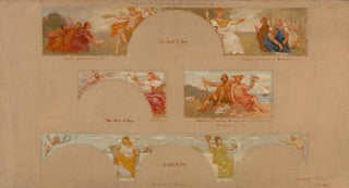 Kenyon Cox - Sketches for a Decoration of a Private Library B.webp