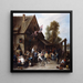 Kermesse am Tag des Heiligen Georg - David Teniers der Jüngere — gerahmtes Bild an der Wand