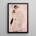 Kitagawa Utamaro — gerahmtes Bild an der Wand