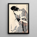 Coiffeur Kamiyui - Kitagawa Utamaro — gerahmtes Bild an der Wand