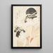 Shinohara von Tsuruya Kamuro Wakaba und Chieda - Kitagawa Utamaro — gerahmtes Bild an der Wand