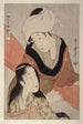 Shinshibari Tendeur de tissu - Kitagawa Utamaro — Ansicht des Kunstwerks
