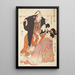 Kuronushi aus dem Haus Tomo - Kitagawa Utamaro — gerahmtes Bild an der Wand
