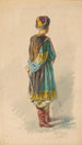 Orientalische Figur - Klavdy Vasilyevich Lebedev — Ansicht des Kunstwerks