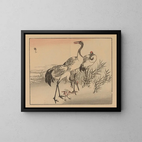 Bairei gafu, planche 02 - Kono Bairei — gerahmtes Bild an der Wand