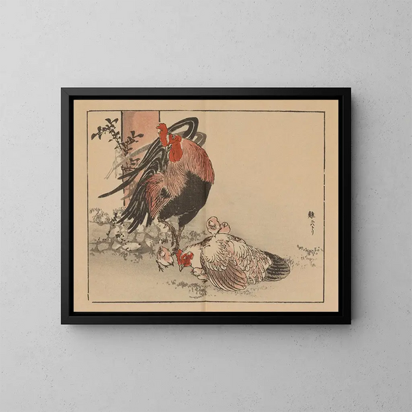 Bairei gafu Pl03 - Kono Bairei — gerahmtes Bild an der Wand