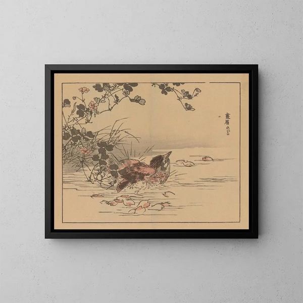 Bairei gafu Pl05 - Kono Bairei — gerahmtes Bild an der Wand