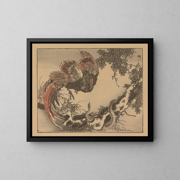 Bairei gafu Pl. 06 - Kono Bairei — gerahmtes Bild an der Wand