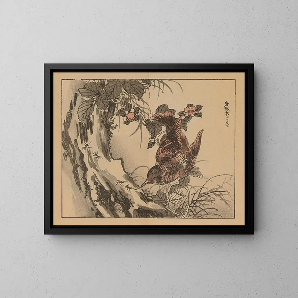 Bairei gafu, planche 11 - Kono Bairei — gerahmtes Bild an der Wand