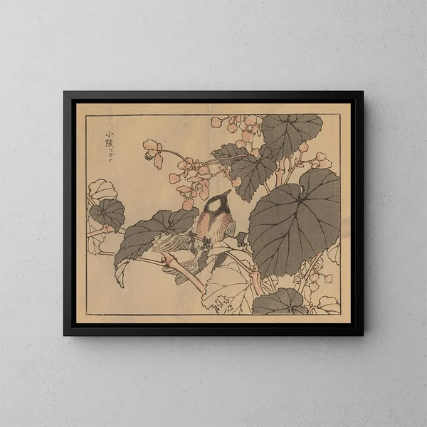 Bairei gafu, planche 39 - Kono Bairei — gerahmtes Bild an der Wand
