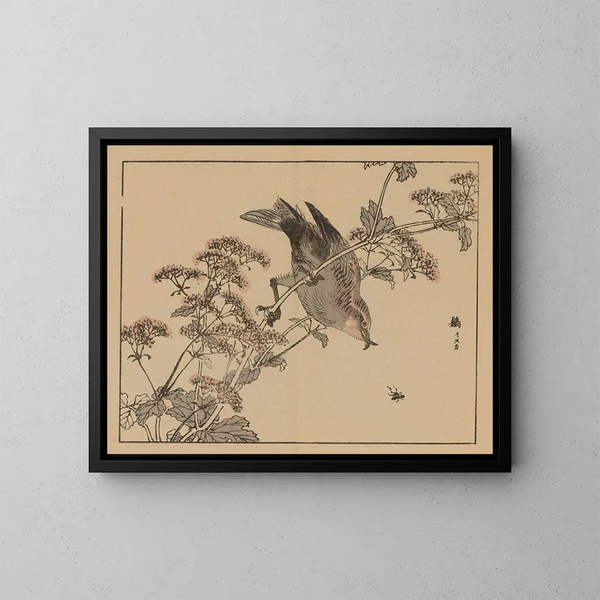 Bairei gafu, planche 45 - Kono Bairei — gerahmtes Bild an der Wand