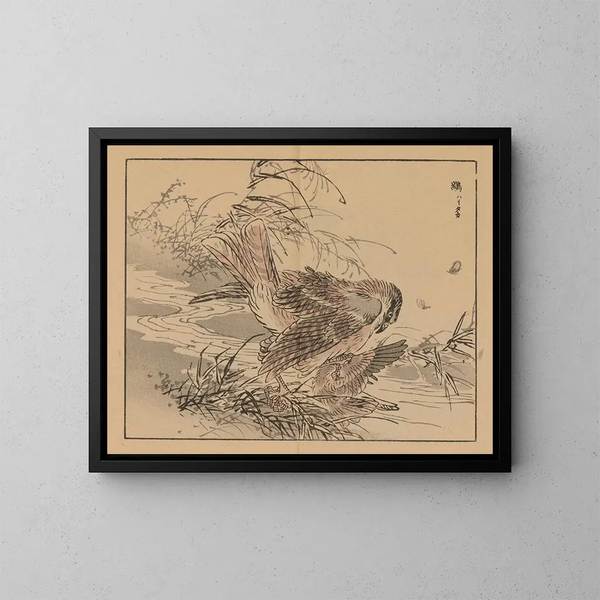Kono Bairei — gerahmtes Bild an der Wand