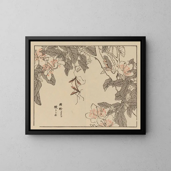 Bairei gafu, planche 53 - Kono Bairei — gerahmtes Bild an der Wand