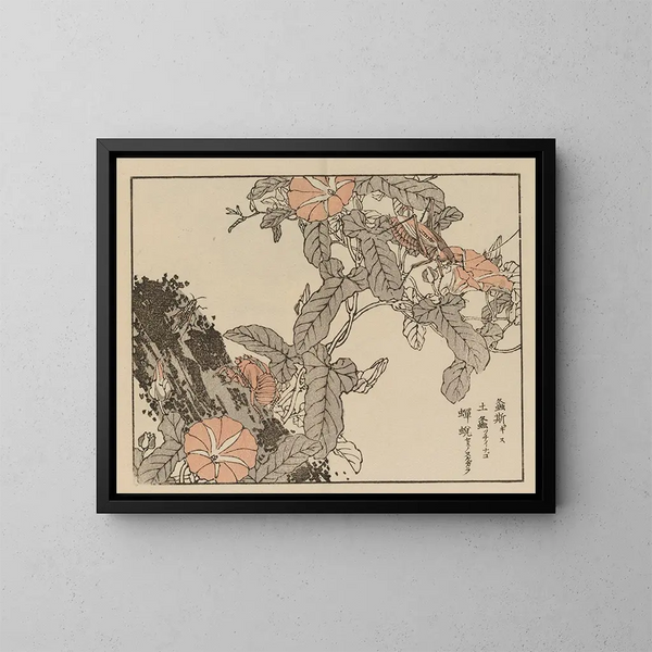 Bairei gafu Pl. 54 - Kono Bairei — gerahmtes Bild an der Wand
