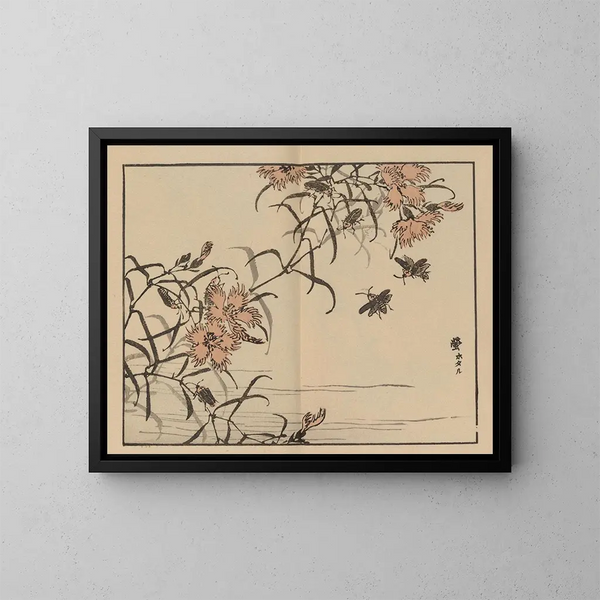 Kono Bairei Kunstdruck, Planche 65 - Bairei — gerahmtes Bild an der Wand