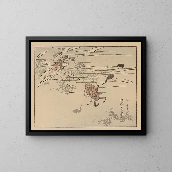 Bairei gafu, planche 67 - Kono Bairei — gerahmtes Bild an der Wand