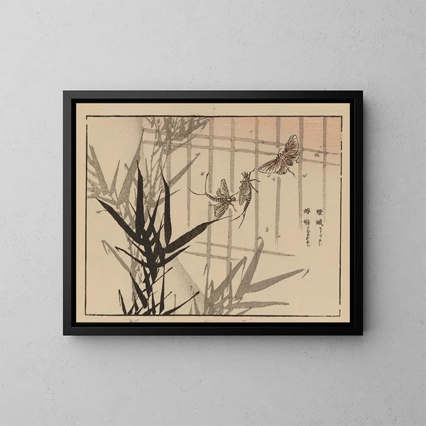 Bairei gafu, Planche 68 - Kono Bairei — gerahmtes Bild an der Wand