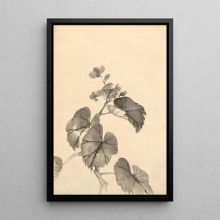 Kno Bairei - Branch of Begonia in Bloom.webp