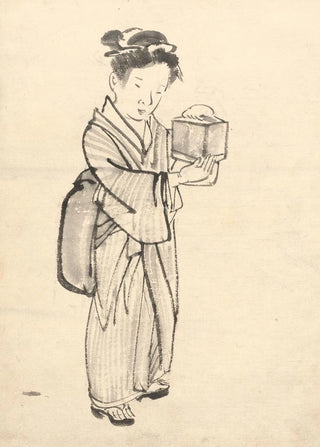Kno Bairei - Girl Holding a Cricket Cage.webp