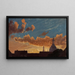Himmel bei Abend über Dresden - Knud Baade — gerahmtes Bild an der Wand