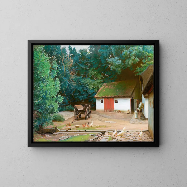 Grdécsterir mit hns - Knud Sinding — gerahmtes Bild an der Wand
