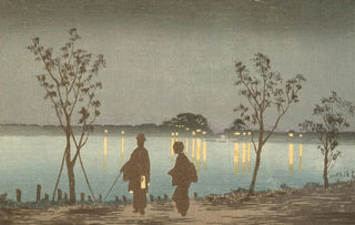 Kobayashi Kiyochika - Night on the Sumida River.webp