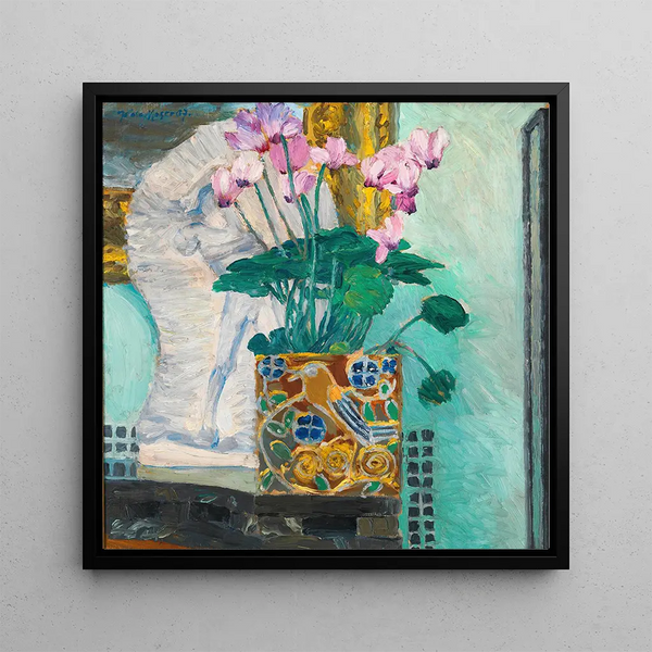 Koloman Moser - Blumenstilleben mit Zyklamenstock.webp