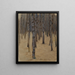 Forêt de conifères sous la neige - Koloman Moser — gerahmtes Bild an der Wand