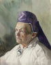 Portrait einer Frau mit einem Tanu - Konrad Mägi — Ansicht des Kunstwerks