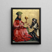 Abraham vor Melchisedek - Konrad Witz — gerahmtes Bild an der Wand