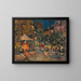 Paris die Nacht - Konstantin Alexeïevitch Korovine — gerahmtes Bild an der Wand