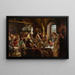 Ein Hochzeitsmahl Boyard - Konstantin Egorovich Makovsky — gerahmtes Bild an der Wand