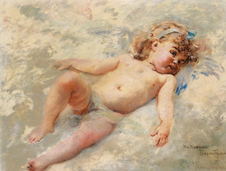 Chérubin - Konstantin Egorovich Makovsky — Ansicht des Kunstwerks
