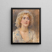 Portrait einer Mädchen - Konstantin Egorovich Makovsky — gerahmtes Bild an der Wand