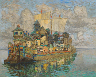Konstantin Ivanovich Gorbatov - The Invisible City of Kitezh.webp