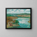 Landschafts-Gemälde um den Fluss Blon Blon in der Bretagne - Konstantin Pavlovich Kuznetsov — gerahmtes Bild an der Wand