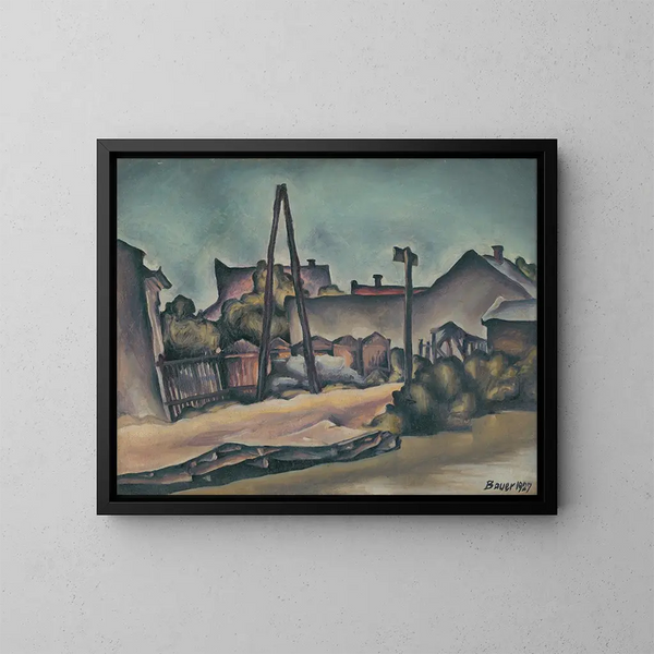 An der Grenze von Koc - Konstantin Bauer — gerahmtes Bild an der Wand