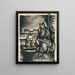 Un dans la rue - Konstantin Bauer — gerahmtes Bild an der Wand