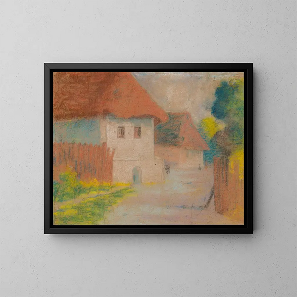 Dédina - Konstantin Korovin — gerahmtes Bild an der Wand