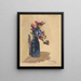 Blumenstrauß aus Ponch - Konstantin Korovin — gerahmtes Bild an der Wand