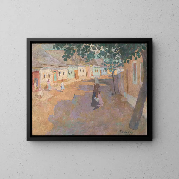 in der Straße - Konstantin Korovin — gerahmtes Bild an der Wand
