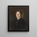 Portrait von Frau Boorov Kornel Boh - Kornel Boh — gerahmtes Bild an der Wand