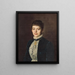 Portrait von Mme M. Mandelkov - Kornel Boh — gerahmtes Bild an der Wand