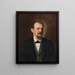 Portrait des Weisen Michal Mandelk - Kornel Boh — gerahmtes Bild an der Wand