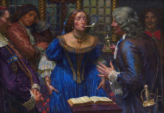 Kristian Zahrtmann - Queen Christina in Palazzo Corsini.webp