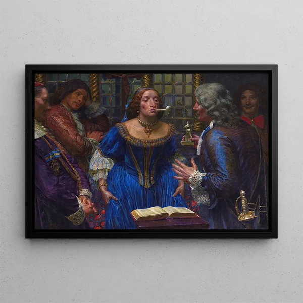 Kristian Zahrtmann - Queen Christina in Palazzo Corsini.webp